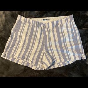 Old Navy Striped Canvas Shorts